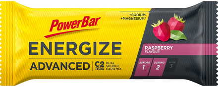 PowerBar Energize Advanced Energibar Raspberry, 55 gram