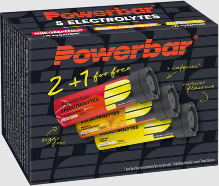 PowerBar 5 Electrolytes Tabletter 2+1 Lemon Tonic, Mango-Passion, Grapefruit