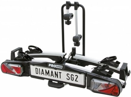 Pro-User Diamant SG2 Cykelhållar 2 cyklar, 7/13-pins plugg, 17 kg
