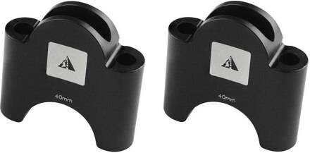Profile Design Aerobar Brakett Riser Kit Sort, 20-70 mm, Par