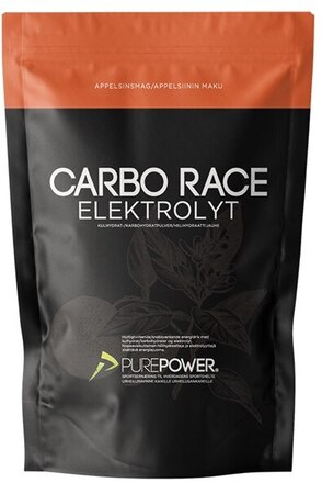 PurePower Carbo Race Drikk Appelsin,1 Kg, Energi og Electrolytter