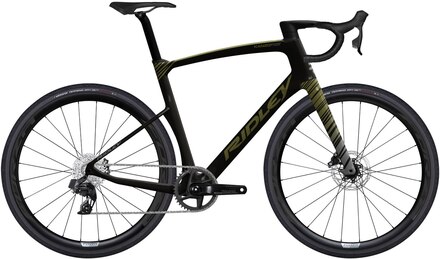 Ridley Kanzo Fast Gravelbike Black/Camouflage Green, Str. M