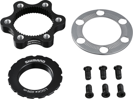 Shimano Centerlock för 6-bult Konverterar nav från CL till 6-bult