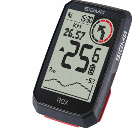 Sigma ROX 4.0 Black Cykeldator GPS, höjdmätare och navigering