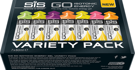 SiS GO Isotonic Variety Pack Energigeler Flere smaker, 7 x 60 ml