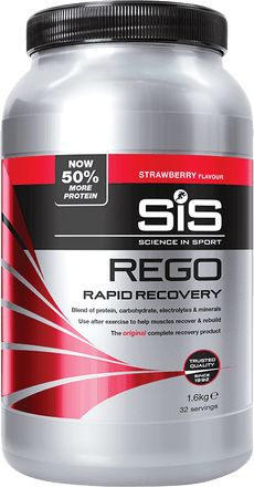 SiS REGO Rapid Recovery Pulver Strawberry, 1.6kg