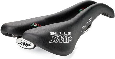 Selle SMP PRO Sete Sort, 148x278 mm, Stål rails, 320 gram