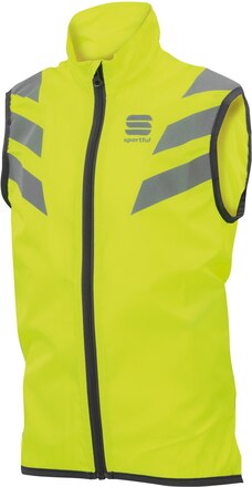 Sportful Kid Reflex Vest Yellow Fluo, Str. 8 år