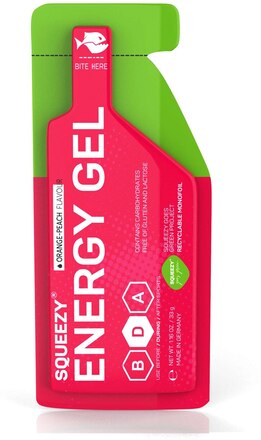 Squeezy Super Energy Gel 3 Pack Mix + Koffein mix, 3 x 33 gram