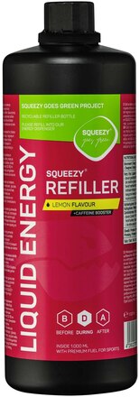 Squeezy Liquid Energy Refiller Booster Sitron + koffein, 1L