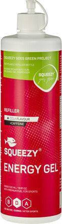 Squeezy Super Energy Gel Refiller Cola + Cola+koffein smak, 500 ml