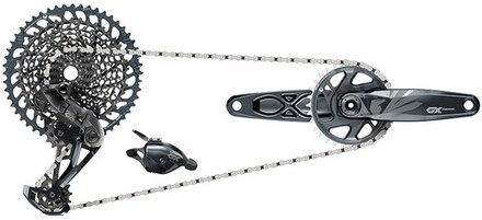 Sram GX Eagle DuB Boost Komplett grupp Svart, 175mm, DUB Boost, 32T, 10-52T