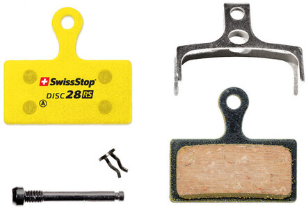 SwissStop Disc 28 RS Bremseklosser Shimano, FSA, REVER, Organisk, Stål