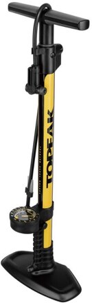 Topeak JoeBlow Tubi 2Stage Golvpump Gul, 11 Bar/160 PSI, 2,3 kg