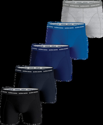 Björn Borg Cotton Stretch Boxer 5-pack Svart, M