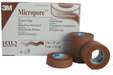 Micropore Beige 2,5cm x 9,1m 12/fp