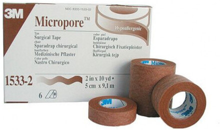 Micropore Beige 5,0cm x 9,1m 6/fp