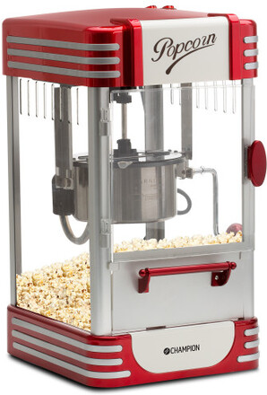 Popcornmaskin Retro XL PCM406 Röd Metallic