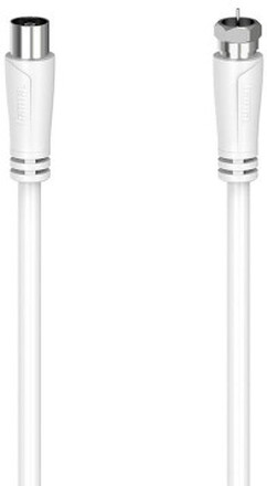 Antenna Cable SAT 90dB F-Coax White 1.5m
