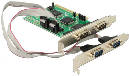 DeLOCK PCI Card 4x Serial nätverkskort/adapters