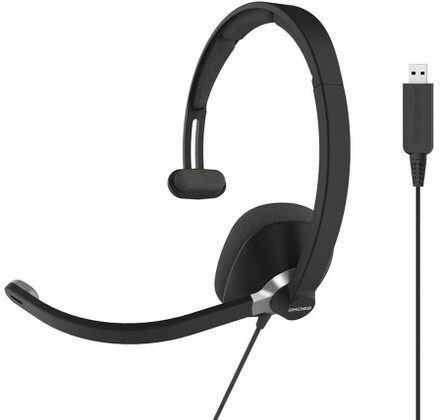 Headset CS295 Mono On-Ear Mic USB Black
