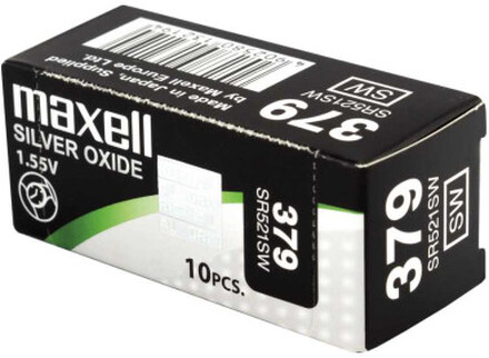 Maxell 18293000 hushållsbatteri Engångsbatteri SR521SW Silver-oxid (S)