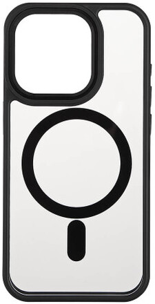 Back Bumper Clear Case MagSerie iPhone 15 Pro Clear Case Black Bumper