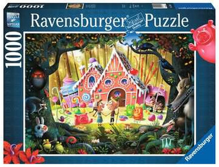 Ravensburger Hansel and Gretel Beware! Pussel 1000 styck Tecknade serier