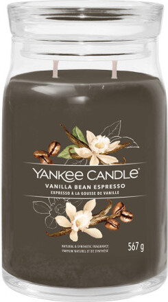 Yankee Candle Signature stearinljus Cylinder Kaffe, Vanilj Brun 1 styck