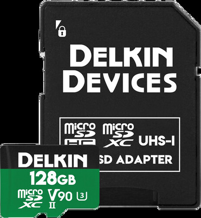 Delkin microSD Power 2000x UHS-II (V90) R300/W250 128GB