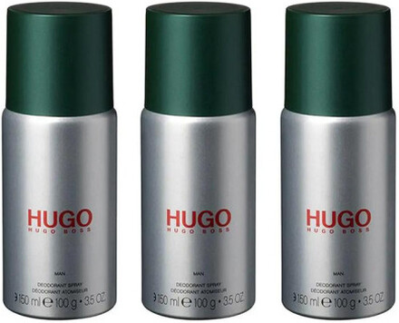 3-pack Hugo Boss Hugo Man Deo Spray 150ml