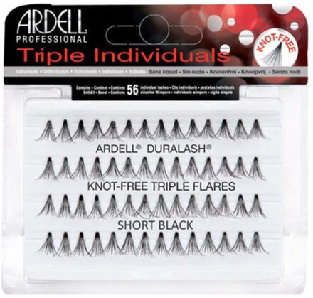 Triple Individuals Duralash Knot Free Flares Short Black