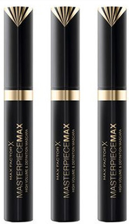 3-pack Max Factor Masterpiece Max Mascara Black 7,2ml