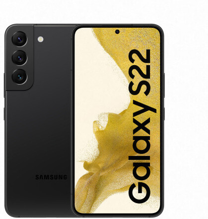 Samsung Galaxy S22 SM-S901B 15,5 cm (6.1") Dubbla SIM-kort Android 12 5G USB Type-C 8 GB 128 GB 3700 mAh Svart