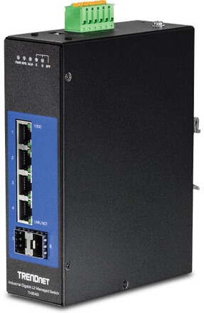 Trendnet TI-G642i hanterad L2 Gigabit Ethernet (10/100/1000) Svart