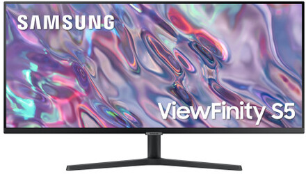 Samsung ViewFinity S5 S50GC platta pc-skärmar 86,4 cm (34") 3440 x 1440 pixlar UltraWide Quad HD LED Svart
