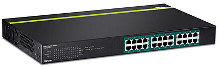 Trendnet TPE-TG240G nätverksswitchar Ohanterad L2 Gigabit Ethernet (10/100/1000) Strömförsörjning via Ethernet (PoE) stöd Svart