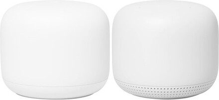 Google Nest Wifi trådlös router Gigabit Ethernet Dual-band (2,4 GHz / 5 GHz) Vit