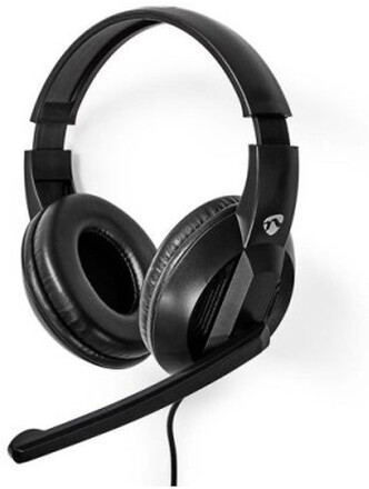 Datorheadset NEDIS CHSTU210BK USB-A/C