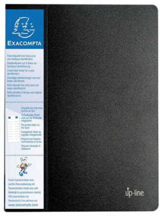 Demobok EXACOMPTA 80 fickor svart