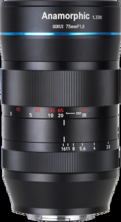 Sirui Anamorphic Lens 1,33x 75mm f/1.8 EF-M Mount