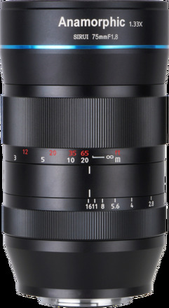 Sirui Anamorphic Lens 1,33x 75mm f/1.8 Z Mount