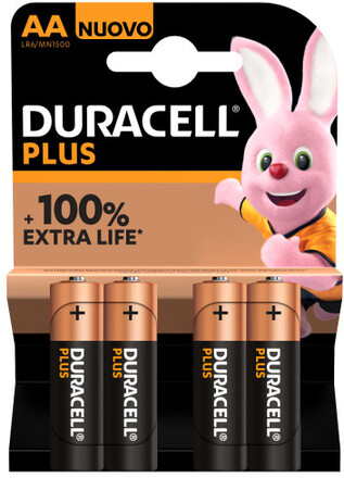 Duracell Plus 100 Engångsbatteri AA Alkalisk