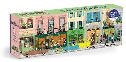 Parisian Life 1000 Piece Panoramic Puzzle (bok, eng)