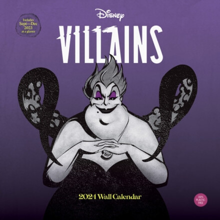 2024 Disney Villains Wall Calendar (bok, kartonnage, eng)