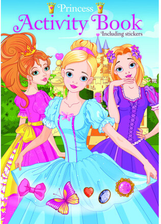 Princess Activity book inkl stickers (häftad, eng)