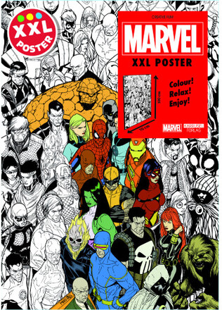 Marvel XXL Poster (bok, danskt band)