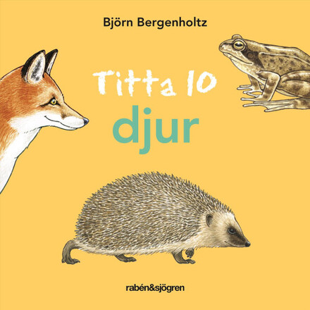 Titta 10 djur (bok, board book)
