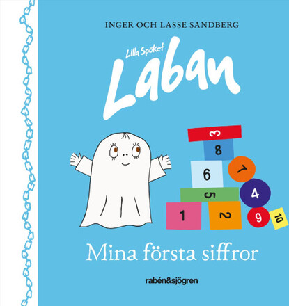 Lilla Spöket Laban - Mina första siffror (bok, board book)