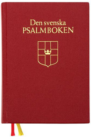 Den svenska psalmboken (bänkpsalmbok - röd) (inbunden)